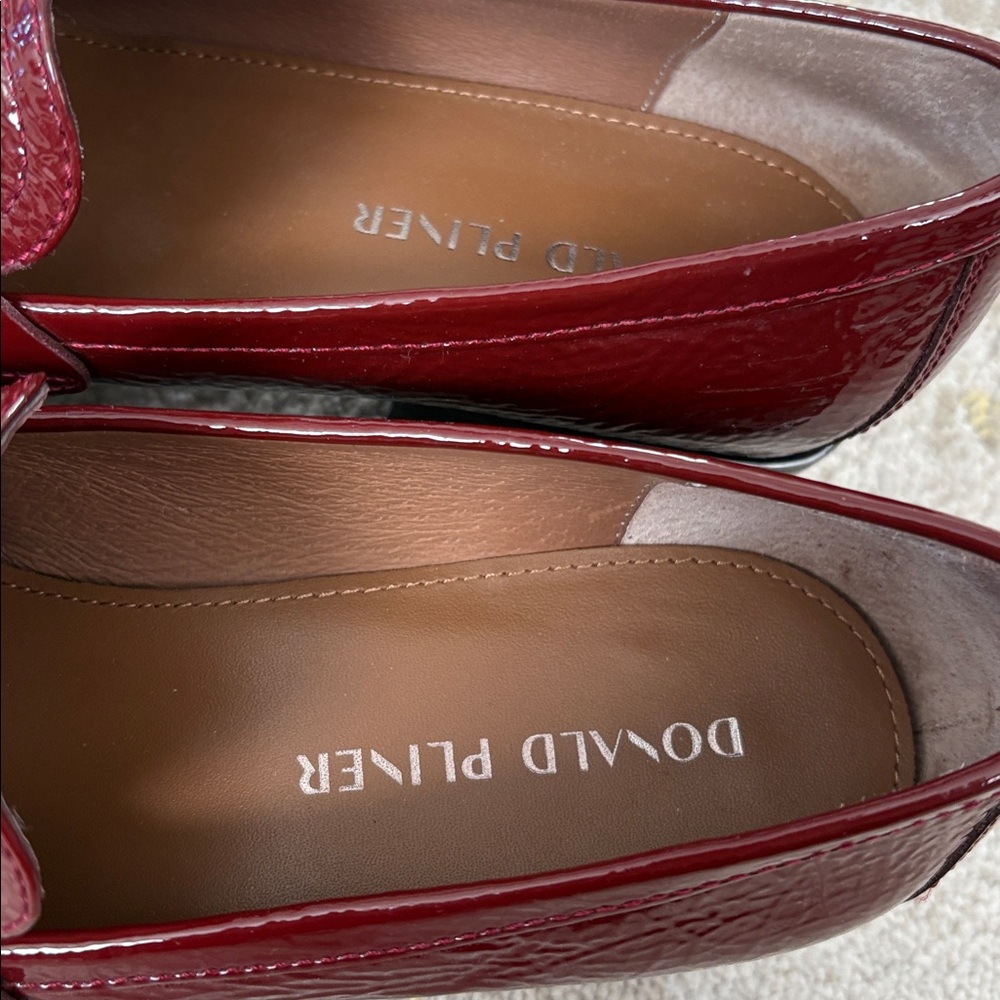 Donald Pliner Avici Patent Leather Heeled Loafer - Picture 6 of 11